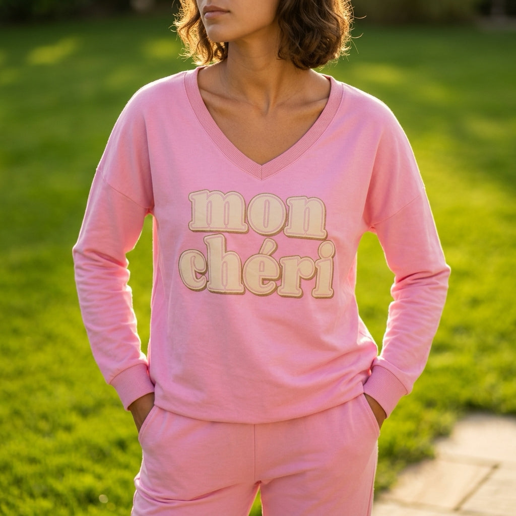 Sweat Mon Chéri - coton & style cosy