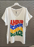 T-shirt : Amour Iconic Smile Peace