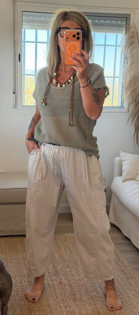 Pantalon Ballon avec ceinture