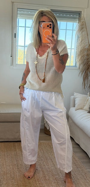 Pantalon Ballon avec ceinture